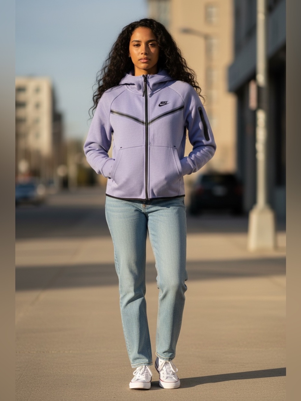 Nike Lavender/Purple Full-Zip Hoodie